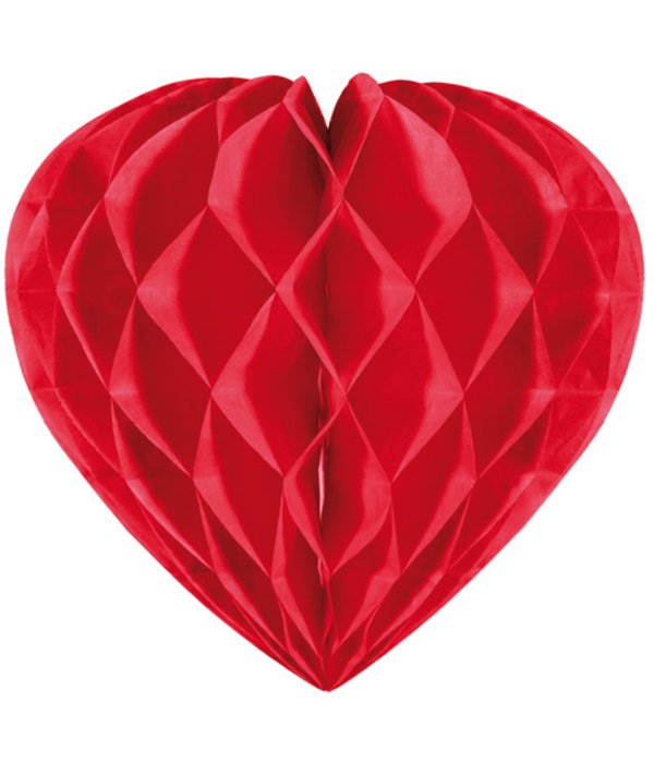 Honeycomb Hart Rood - 30cm
