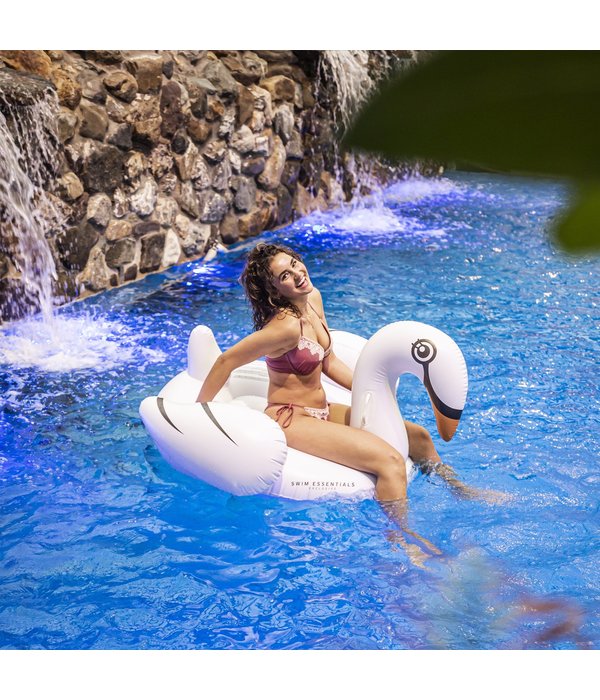 XL Opblaas Luchtbed Zwaan 150cm