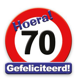 Huldeschild Hoera 70 Jaar