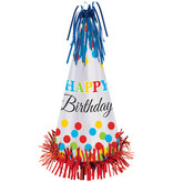 Feesthoedje Happy Birthday Luxe - 33 cm