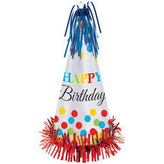 Feesthoedje Happy Birthday Luxe - 33 cm