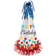 Feesthoedje Happy Birthday Luxe - 33 cm
