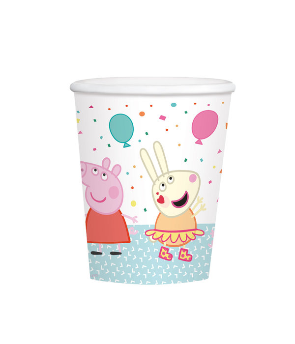 Feestbekers Peppa Pig - 8 Stuks