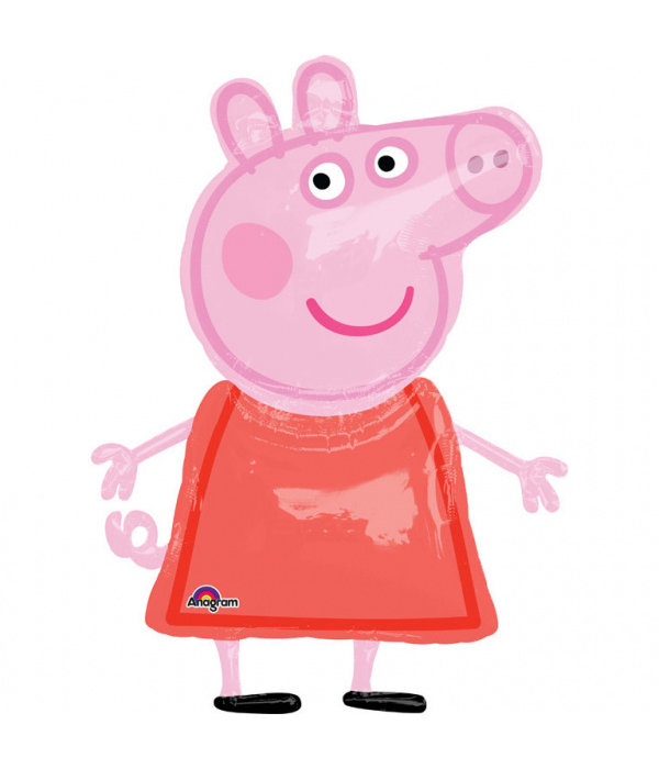 Airwalker Peppa Pig Folieballon - 91x121 cm