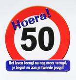 Huldeschild Hoera 50 Jaar