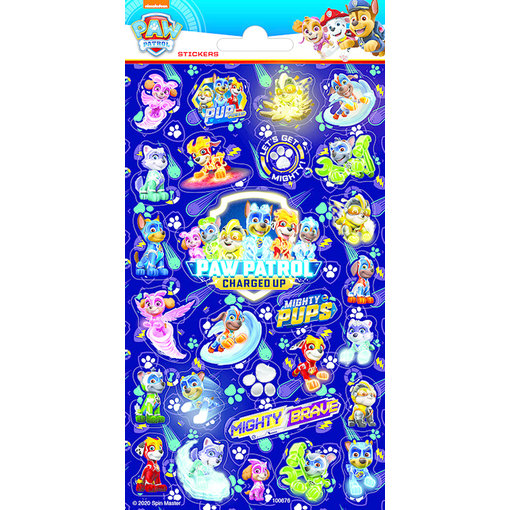 Stickervel Paw Patrol Glitter