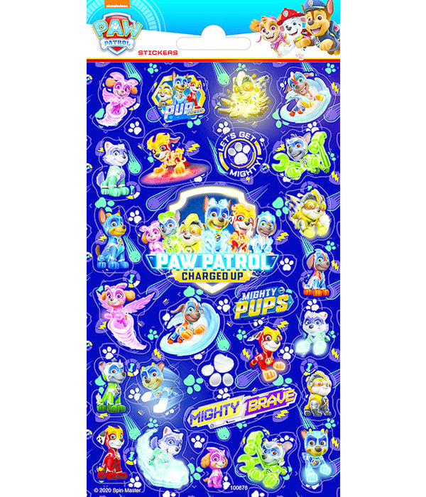 Stickervel Paw Patrol Glitter