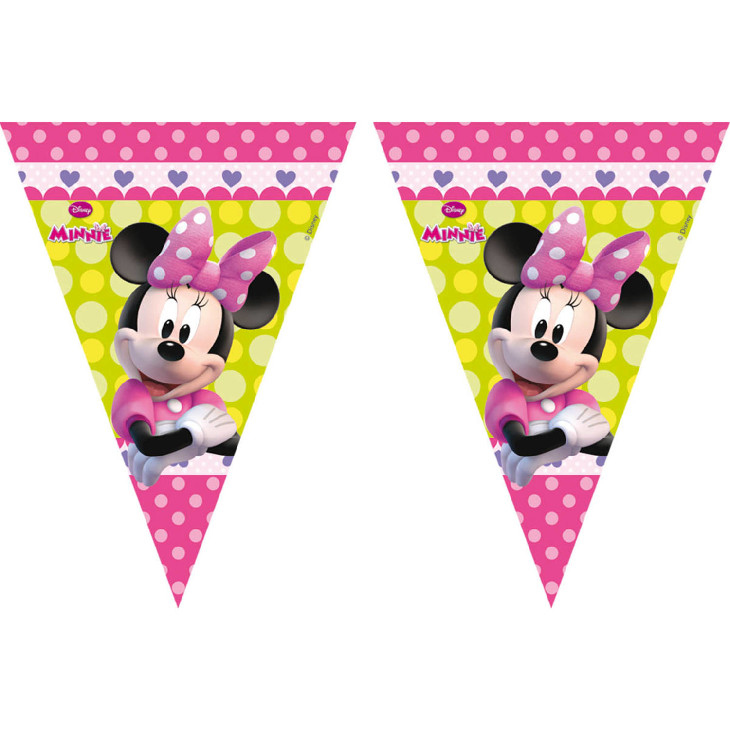Vlaggenlijn Minnie Mouse Party - 2.3 Meter