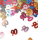 90 Jaar Tafeldecoratie / Sierconfetti