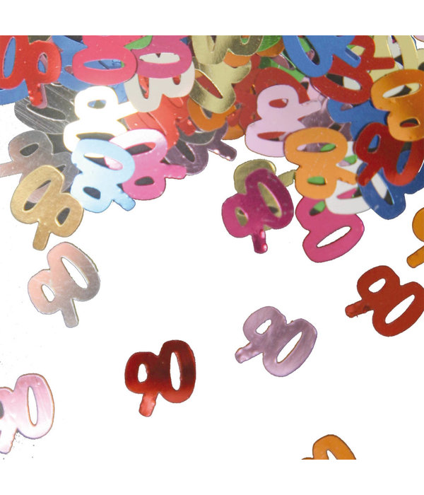 90 Jaar Tafeldecoratie / Sierconfetti