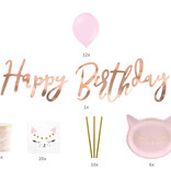 Party Decoratie Set Katten Roze