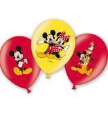 6 Mickey Mouse™ ballonnen -  27cm