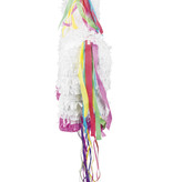 Trekpiñata Eenhoorn Wit - 47x39cm