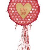 Trekpiñata Love You Hartjes - 40cm