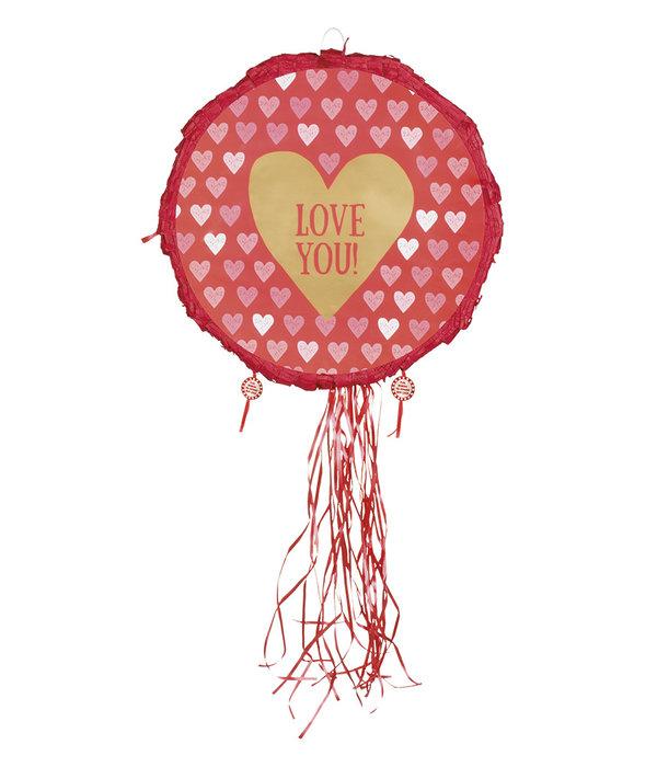 Trekpiñata Love You Hartjes - 40cm