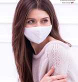 Herbruikbaar Mondkapje Antibacterieel Volwassene Wit