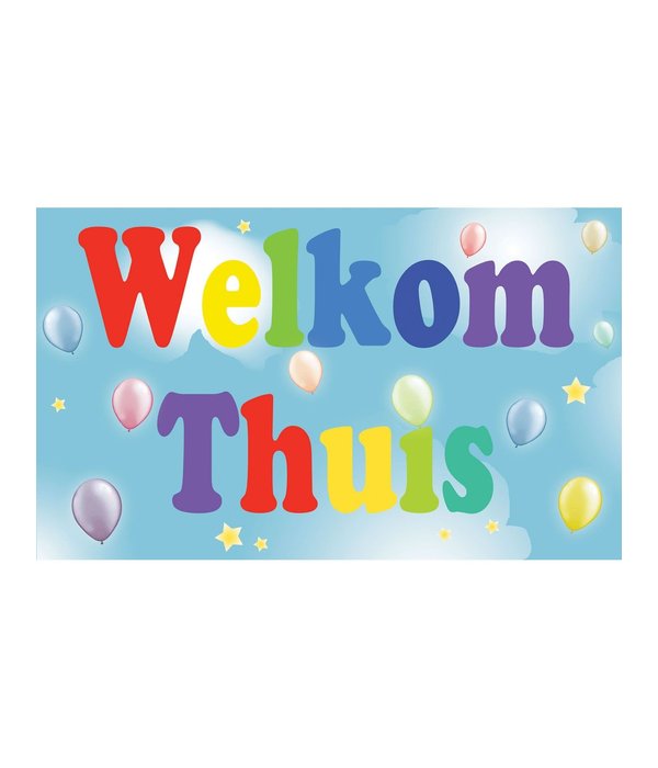 Vlag Welkom Thuis - 90x150cm
