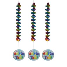 Hangdecoratie Welkom Thuis - 3 Stuks