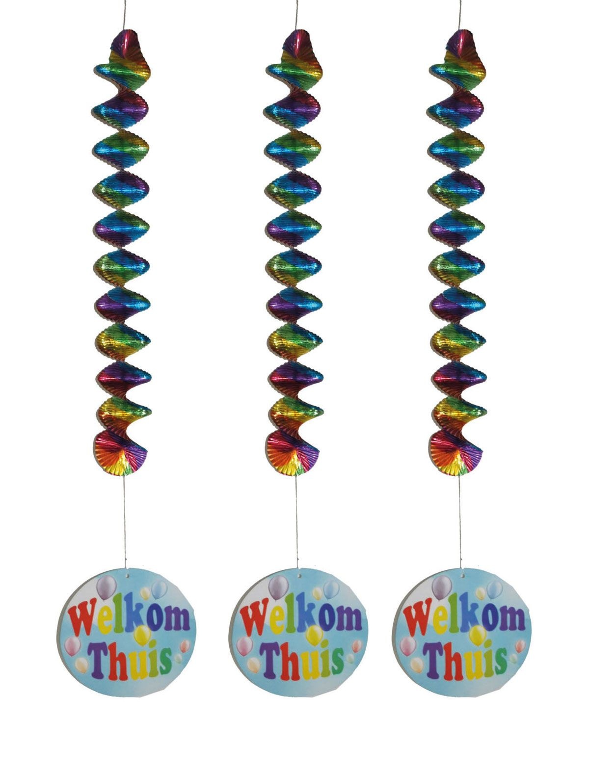 Hangdecoratie Welkom Thuis - 3 Stuks afbeelding