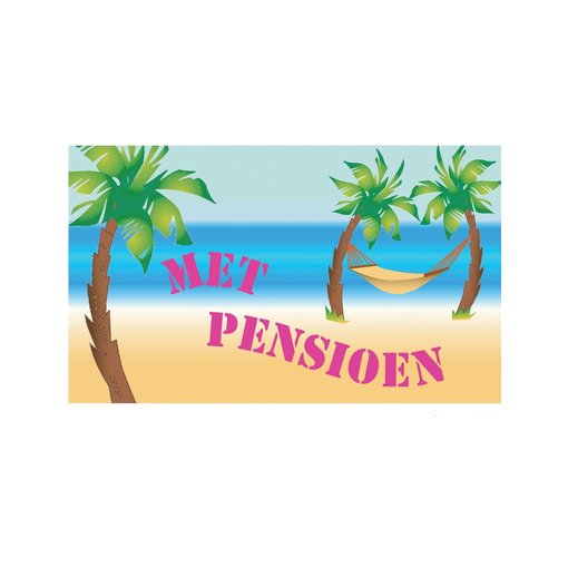 Vlag Pensioen - 90x150cm