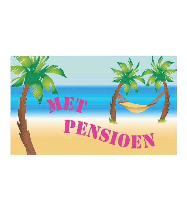 Vlag Pensioen - 90x150cm