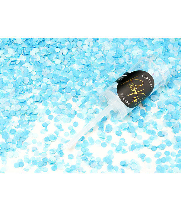 Confetti Push Pop Blauw