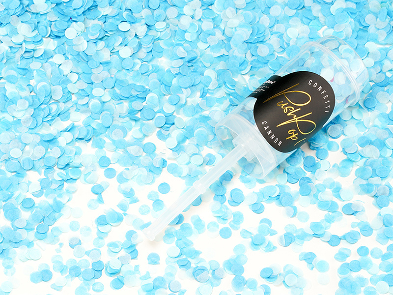 Confetti Push Pop Blauw