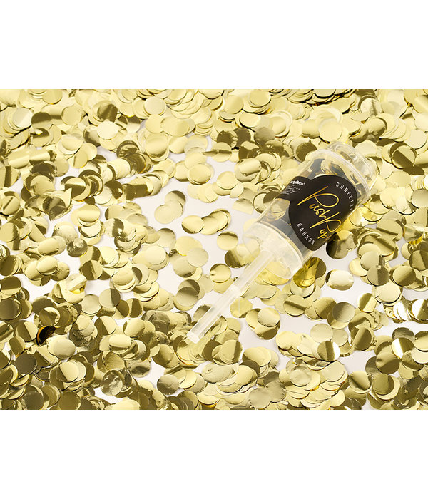 Confetti Push Pop Goud