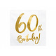 Servetten 60th Birthday Goud - 20 Stuks
