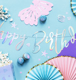 Decoratieve Rozetten Lichtroze Met Gouden Rand (3st)