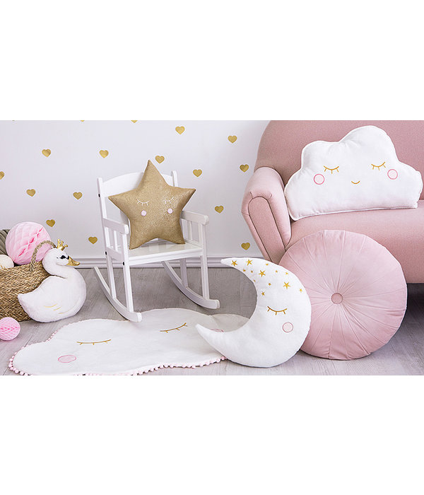 Kussen Wolkje Wit Baby - 60x38cm