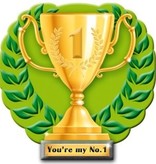 Huldebord You're My No. 1 - 49cm