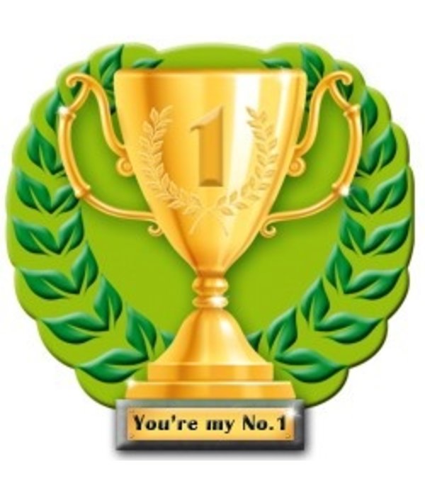 Huldebord You're My No. 1 - 49cm