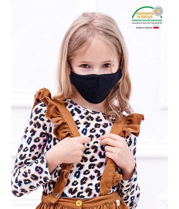 Herbruikbaar Mondkapje Antibacterieel Kind Zwart