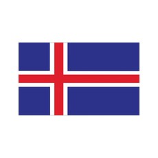 Vlag IJsland - 90x150 cm