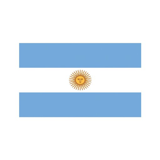 Vlag Argentinië - 90x150 cm