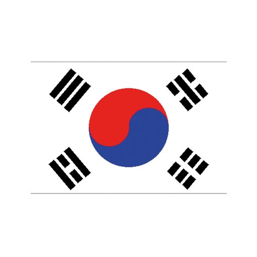 Vlag Zuid-Korea -  90x150 cm