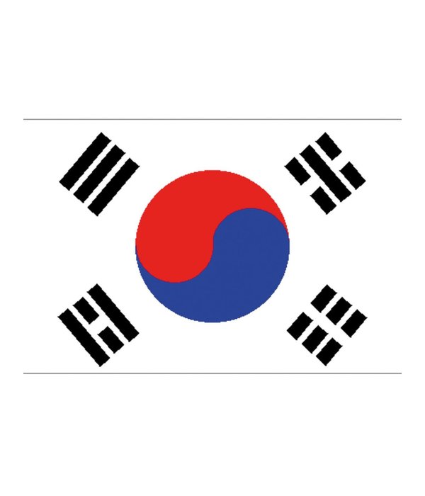 Vlag Zuid-Korea -  90x150 cm
