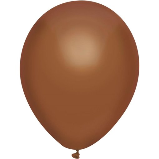 Ballonnen Uni Chocola 100st. 30cm