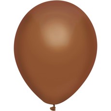 Ballonnen Uni Chocola 10st. 30cm