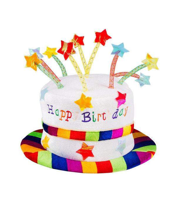fluwelen hoed Happy birthday