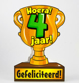 Trofee kaart - 4 jaar