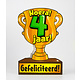 Trofee kaart - 4 jaar