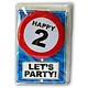 Happy Age Kaart Button - 2 Jaar