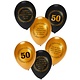 Ballonnen Abraham Zwart/Goud - 6 stuks
