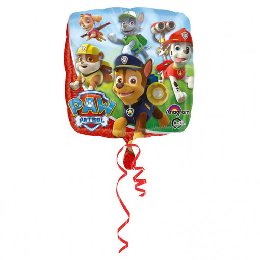 Folieballon Paw Patrol Vierkant - 43cm