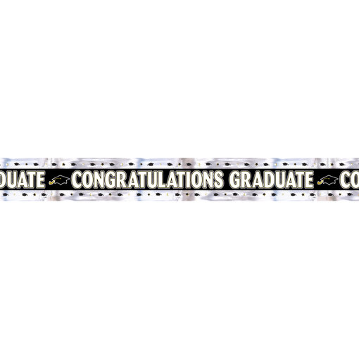 Foliebanner Geslaagd/Graduation - 275 cm
