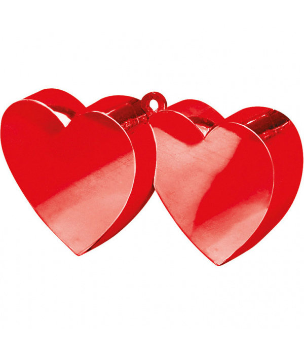 Ballongewicht Dubbel Hart Rood 150gr