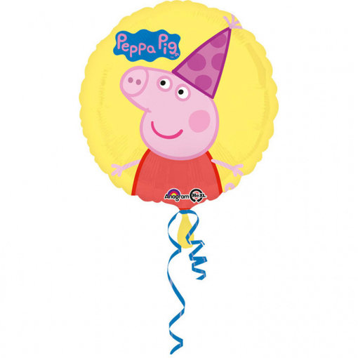 Folieballon Peppa Pig Rond - 45cm