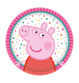 Bordjes Peppa Pig Roze - 8 Stuks